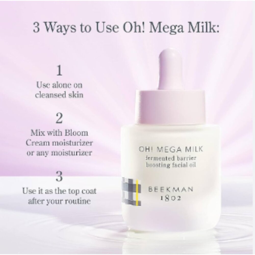Oh! Mega Milk Fermented Barrier Boosting Facial Oil - Picture 6 of 13